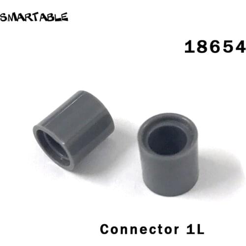 Smartable Technic MOC Connector 1 L Building Block MOC Parts Toys For Children Compatible Technic 18654 100pcs/Set