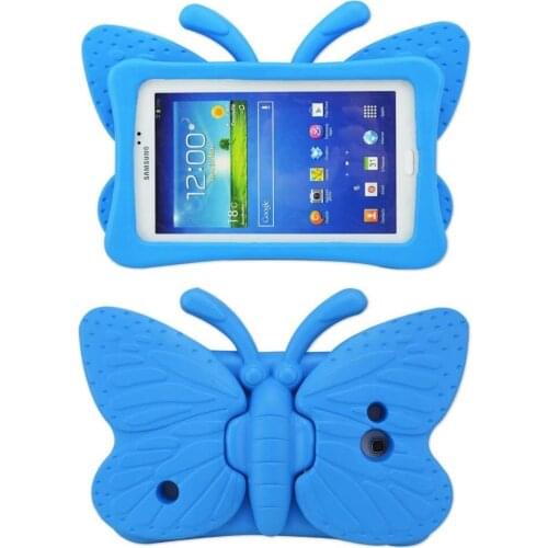 Protection Kid Proof Protective Stand Cover for Samsung Galaxy Tab 3 P3200 T110 T111 T210 T211 Kids Friendly Cartoon Case Stand