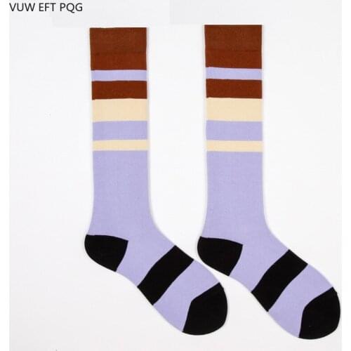 Women Socks Stockings blue stripes Warm Thigh High Over the Knee Sock Long Cotton Stockings medias Sexy Stockings medias