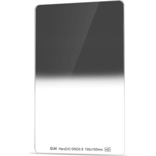 Giai Camera Accessories Excellent Qualtiy Square Hard Soft Centre Reverse Graduted Neutral Density GND Filter 100X150MM 150X170