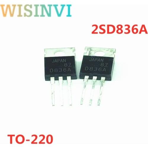 10pcs/lot 2SD836A D836A TO220 transistor