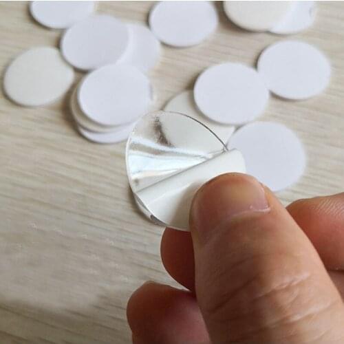 100-1000pcs 25mm Transparent Double-Sided Adhesive Tape Dot waterproof traceless Acrylic glue Adhesive Round Sticker