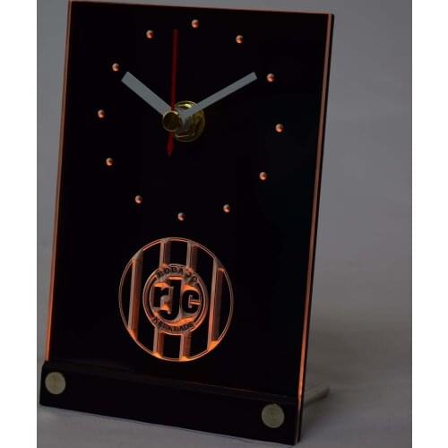 Tnc1008 Roda JC RJC Kerkrade Sportvereniging Roda JC Juliana Combinatie Kerkrade Eredivisie 3D LED Table Desk Clock