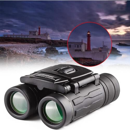 40x42 Compact Zoom Binoculars Long Range 1000m Folding HD Powerful Mini Telescope Optics Hunting Sports Camping Trave