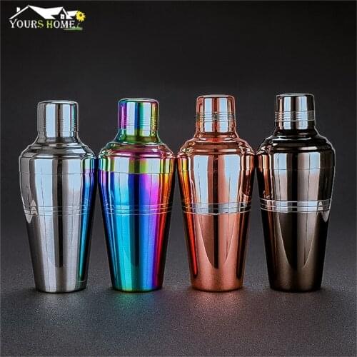 510ml Stainless Steel Cocktail Boston Bar Shaker Japanese Style Mirror Finish Bar Wine Drink Mixer Set Barware