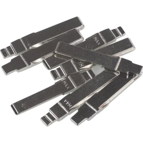 Kutery 100pcs #31 Haa Flip Remote Car Key Blanks For Audi For Vw Passat Bora Seat Skoda Hu66 Key Blade