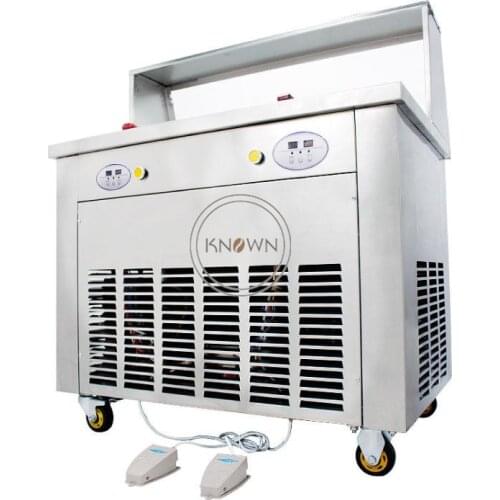 Fry Rolls Ice Cream Machine, Flat Pan Fried Ice Cream Machine Rolls