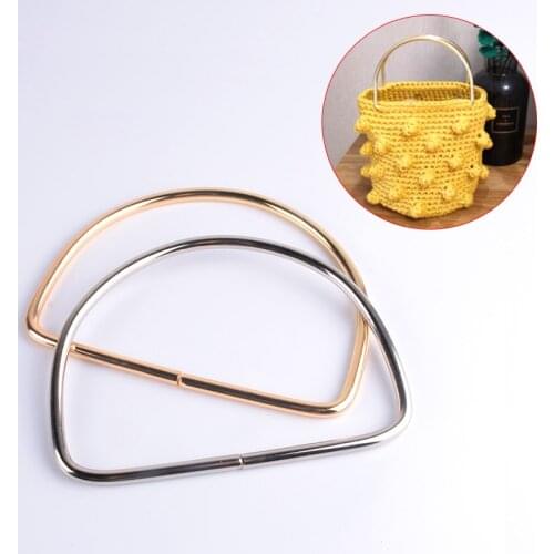 Metal D Shape Handle 12.5CM,DIY Purse Handbag Handle. Simple Iron Wire Handle For Sale
