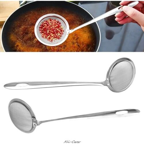 Acier inoxydable Maille fine Couteau Sifter Tamis Cuisine Filtre a legumes DIY Kitchen Tool