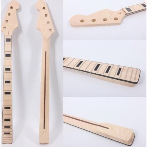 New Guitar bass neck 22 fret 34 inch 4 string Maple neck fretboard Guitar Neck Truss rod Bolt on Guitar parts #B3