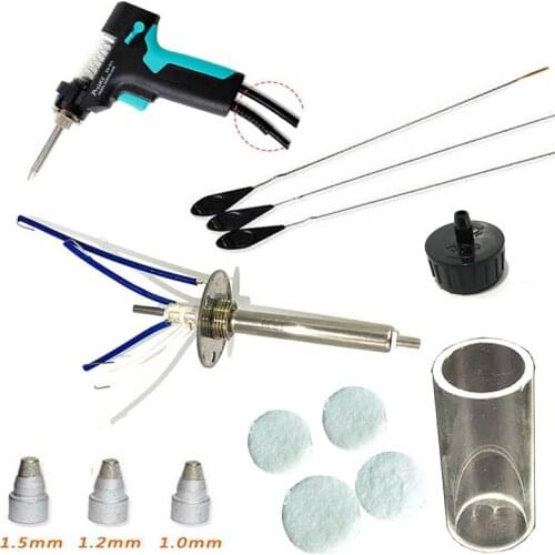 Separate parts Fliter Sponge/Nozzles/Heater /Handle /Filter Pipe for ProsKit SS-331H Electric Desoldering Pump Desoldering Gun