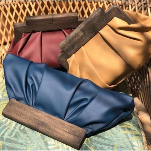 25X10 Cm Nature Special Brown Solid Wood Material Sewing Holes With Screws Wooden Purse Frame Obag Handles Frame Hanger Purse