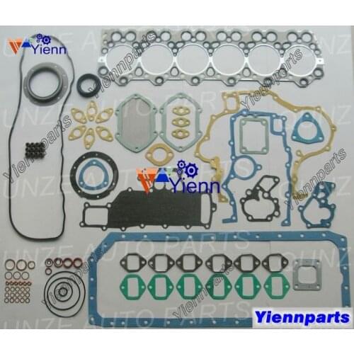 For Mitsubishi 6D34 6D34T 6D34TI Full Gasket Kit ME081734 With Head Gasket Fit KOBELCO SK200-6E Diesel Engine Parts