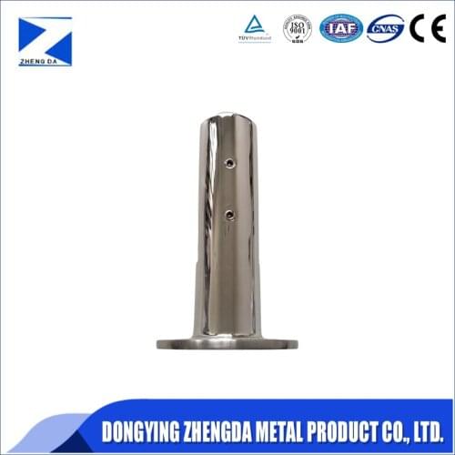 Hollow Round Base Mount Stainless Steel 2205 Glass Spigot Used For Pool Fence Stair Railing Accessories