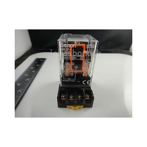OMRON MK2P-I DC 12V General Purpose Relay 10A With PF083A Socket Base