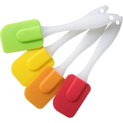 Baking Scraper Cake Baking Tool Food Grade Non Stick Spatula Butter Spoon Cooking Silicone Spatula Rubber Shovel Bakery Tools