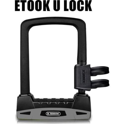 U-lock High End 20T Hydraulic Shear Resistant Lock Motorcycle Lock Convenient Lock Frame Bicycle Accessories