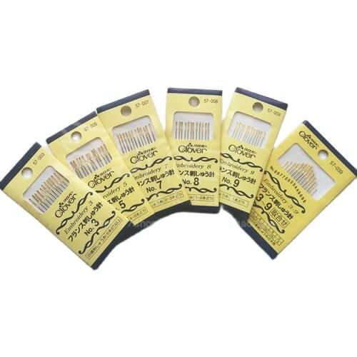 2019 Rushed Promotion Clothing/accessories Europe Japan Clover Ou Embroidery French Needle Coke Tools Group Of 57-039/003-009