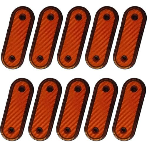 10PCS Yellow LED Side Marker Light 24V Led Rear Clearance Lamp Rv Trailer Lorry Pickup Boats Tail Lights for Truck