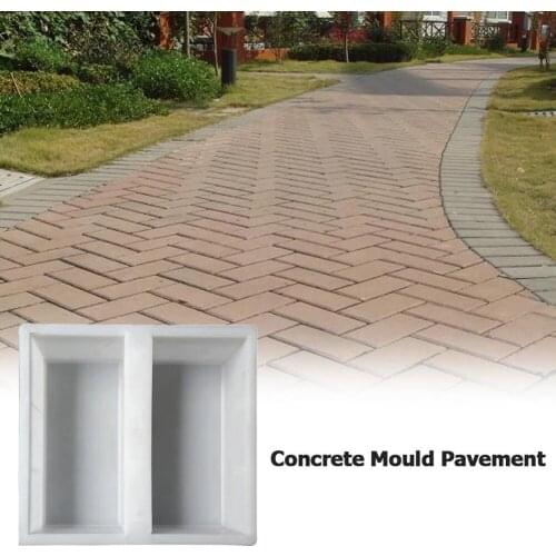 10*20*6cm DIY Brick Mold Home Garden Path Road Paving Mold Corridor Concrete Driveway Stone Path Mold Polypropylene Forming Size