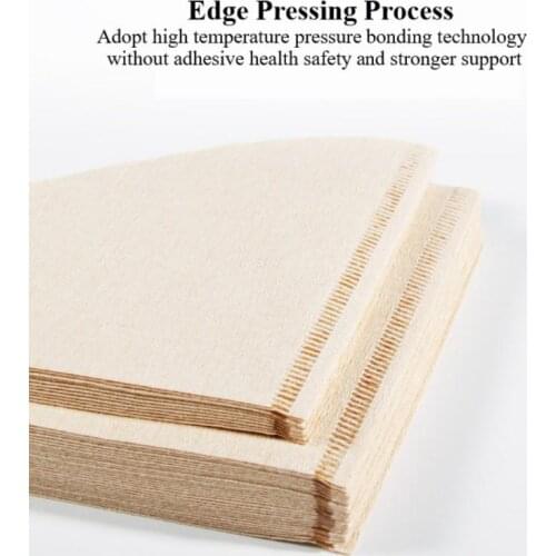 100Pcs 1-2cup Professional Filters Paper Per Pack Coffee Maker Replacement For Aeropress Coffee Tea Tools Kitchen Tools Cocina