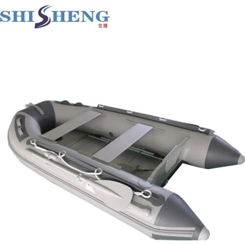 2018 newest aluminum floor high quality PVC inflatable boats