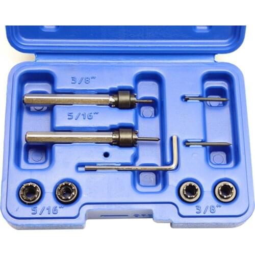 9Pcs Multifunctional Spot Welding Cutter Master Set Interchangeable Cutters 3/8'' & 5/16'' + Pilot