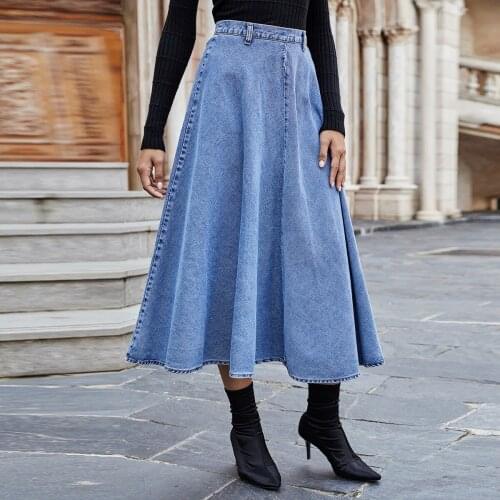 Canwedance Denim Skirts For Women