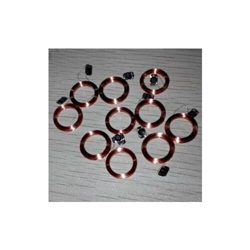 Diameter 14mm 125KHz ID read only TK4100 EM4100 chip coil COB antenna 10pcs/Lot