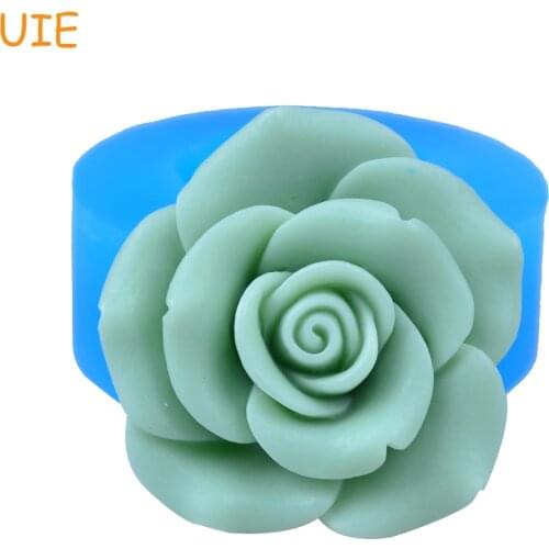 HYL045U 27.9mm Flower Silicone Push Mold - Sugarcraft, Fondant, Cake Topper, Jewelry DIY, Resin, Polymer Clay, Gum Paste, Candy