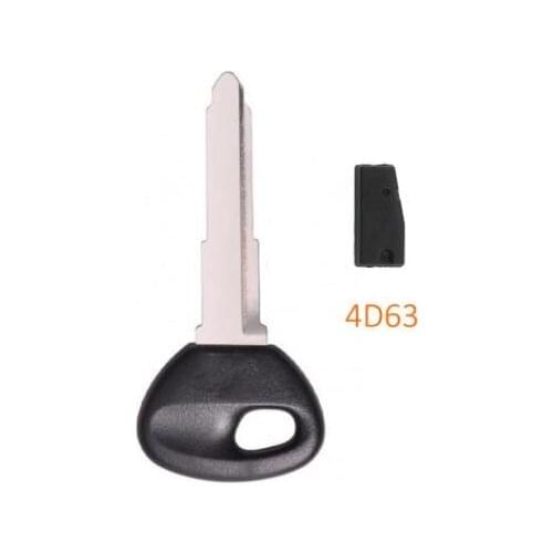 Ignition Transponder Key Fob for MAZDA Uncut With Genuine 4D63 40Bit Transponder Chip