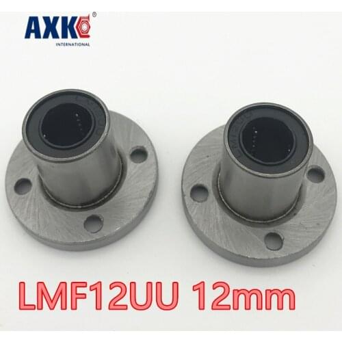 2019 Hot Sale Ball Bearing Rolamentos 6pcs/lot Lmf12uu 12mm Round Flange Linear Motion Bearing Bushing Ball Cnc Parts Brand New