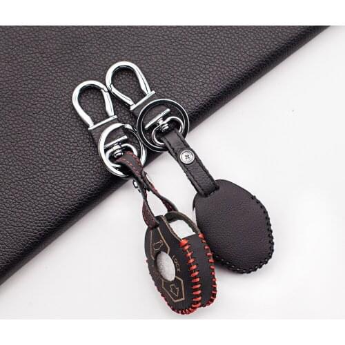 Fashion Style Leather car key case cover for BMW X3 X5 Z3 Z4 5 Series 7 325i E38 E39 E46 E53 E83 M5 key protection collector
