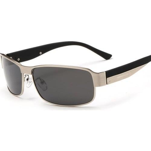 New Driving Glasses Polarized sun square metal sunglasses fishing goggles Polarized Outdoor Sports Mens Sunglasses Eyewear