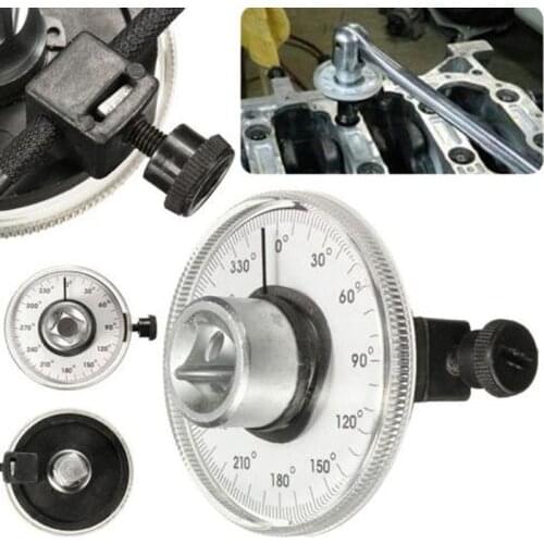 Professional Adjustable 1/2 inch Drive Torque Angle Gauge Car Auto Garage Tool Set Measurer Hand Tool Wrench