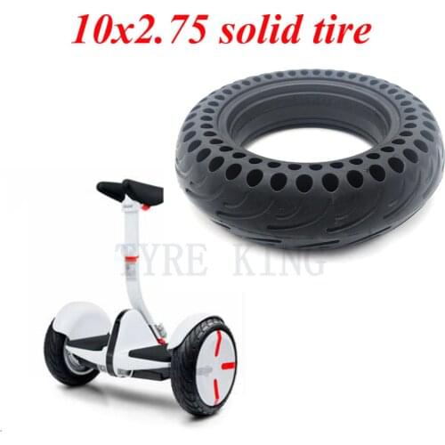 Updated 10x2.75 Double Honeycomb Solid Tire for NINEBOT MiniPRO Scooter Xiaomi Mini Non-Pneumatic Tyre Damping Rubber Tyres