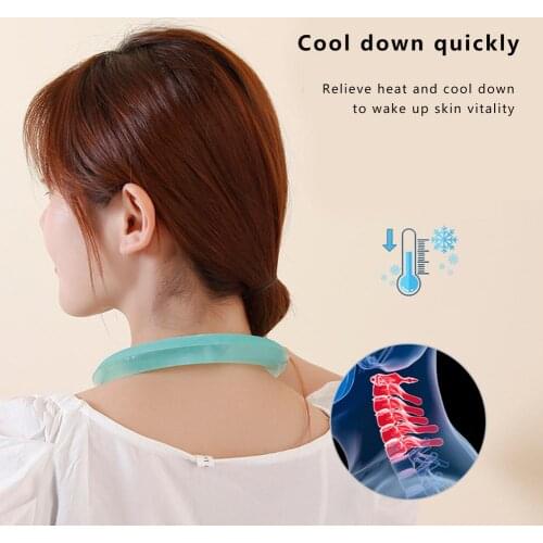 Summer Neck Cooling Ring Ice Cushion Tube Heatstroke Prevention Cooling Tube Ice Cushion Chill Cycling Running Outdoor Equipment