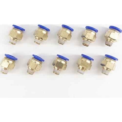 Pneumatic air pipe quick connector Cylinder quick-release PC10-16 copper male thread straight through Mechanical tool component