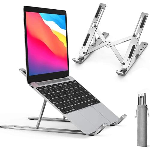 Adjustable Laptop Stand plastic For Macbook Computer PC iPad Tablet Table Support Notebook Stand Cooling Pad Laptop Holder Base