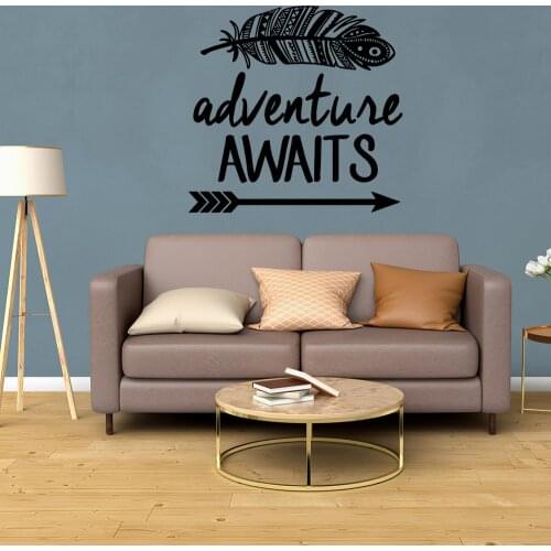 Diy Adventure Wall Sticker Pvc Removable For Kids Rooms Home Decor Decoration Accessories