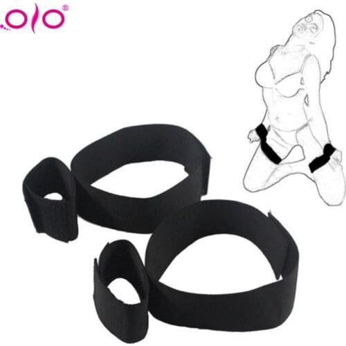 OLO Bondage Handcuffs & Ankle Cuffs Kit BDSM Bondage Flirting Sex Toys For Adults Slave Restraints Games Erotic Accessories
