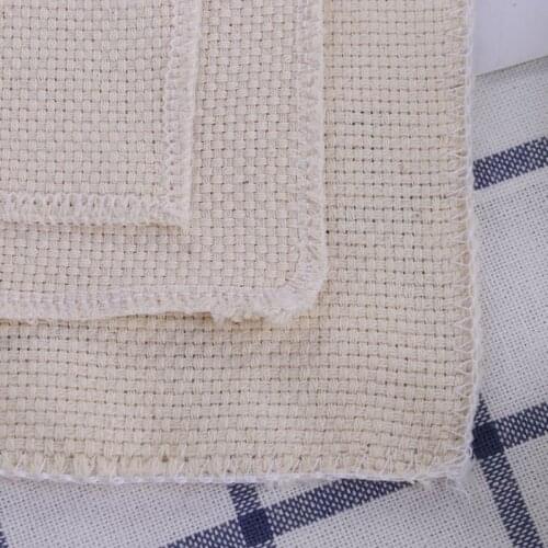 Monks Cloth for DIY Embroidery Needlework Fabric Sewing Punch Needle Accessory D0AC
