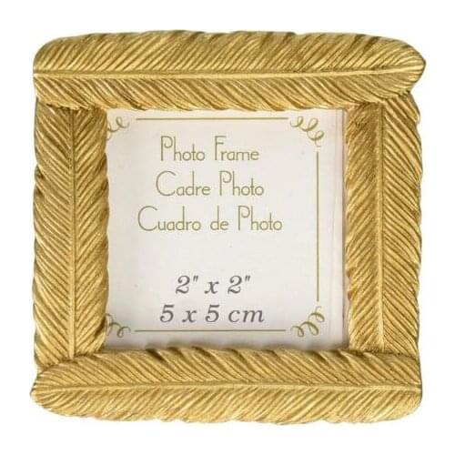 Gold Resin Feather Photo Frame Baby Shower Favors And Gifts Wedding Party Giveaway Souvenirs Free Shipping