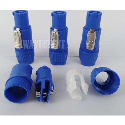 20pcs Powercon connector 3 Pin Male NAC3FCA & NAC3FCB Power Cable Plug Audio Connector