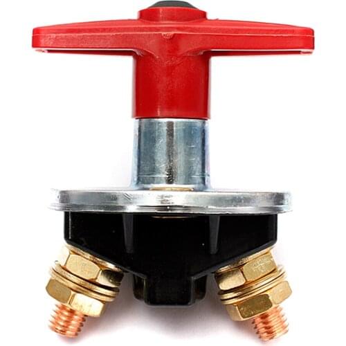 200a Car Battery Switch Large Current Rotary Fixed Switch Cut Off Switch For Truck 500a Max Battery Disconnect Switch