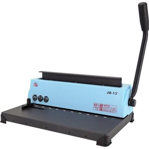 220v Ten Holes Binding Machine Hole Puncher Contract file Hole punch Finance Account Book File Certificate Office Tools Device