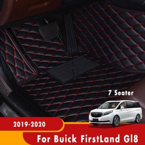 For Buick FirstLand Gl8 2020 2019 (7 seats) Car Floor Mats Custom Rugs Auto Interior Carpets Styling Automobiles Protect Pads