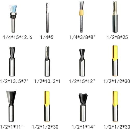 Woodworking dovetail machine milling cutter swallowtail slotting machine milling cutter