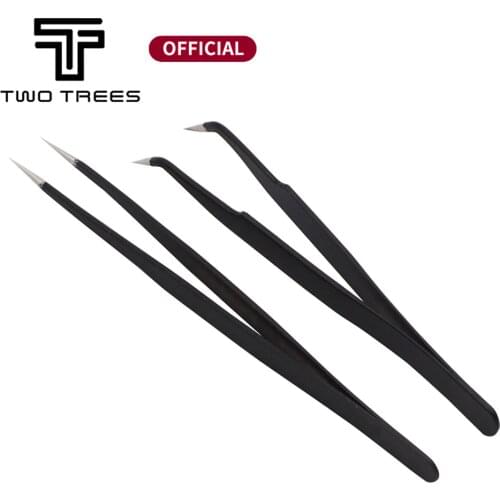 3D printer parts Stainless Steel Tweezers Nozzle cleaner Anti-static ESD Stainless Steel Tweezers Maintenance Tools Industrial