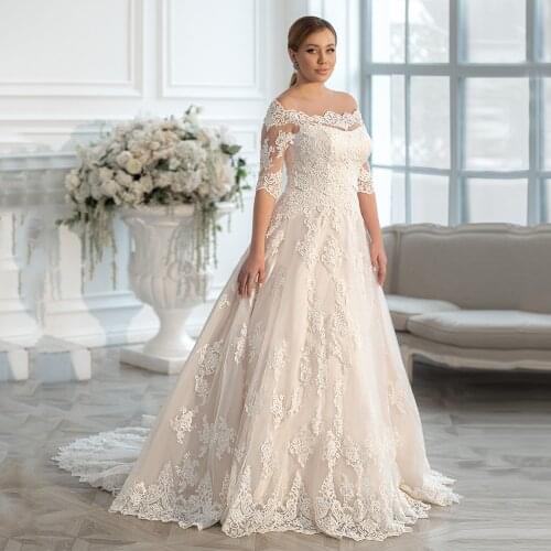 Elegant 2 in 1 Wedding Dress Detachable Half Sleeves Variable Bridal Gown For Woman Strapless Plus Size Tulle свадебное платье